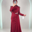Robe de soirée Efila Bordeaux