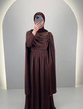 Sarah Abendkleid Braun