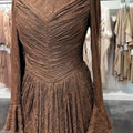 Selin Abendkleid Braun
