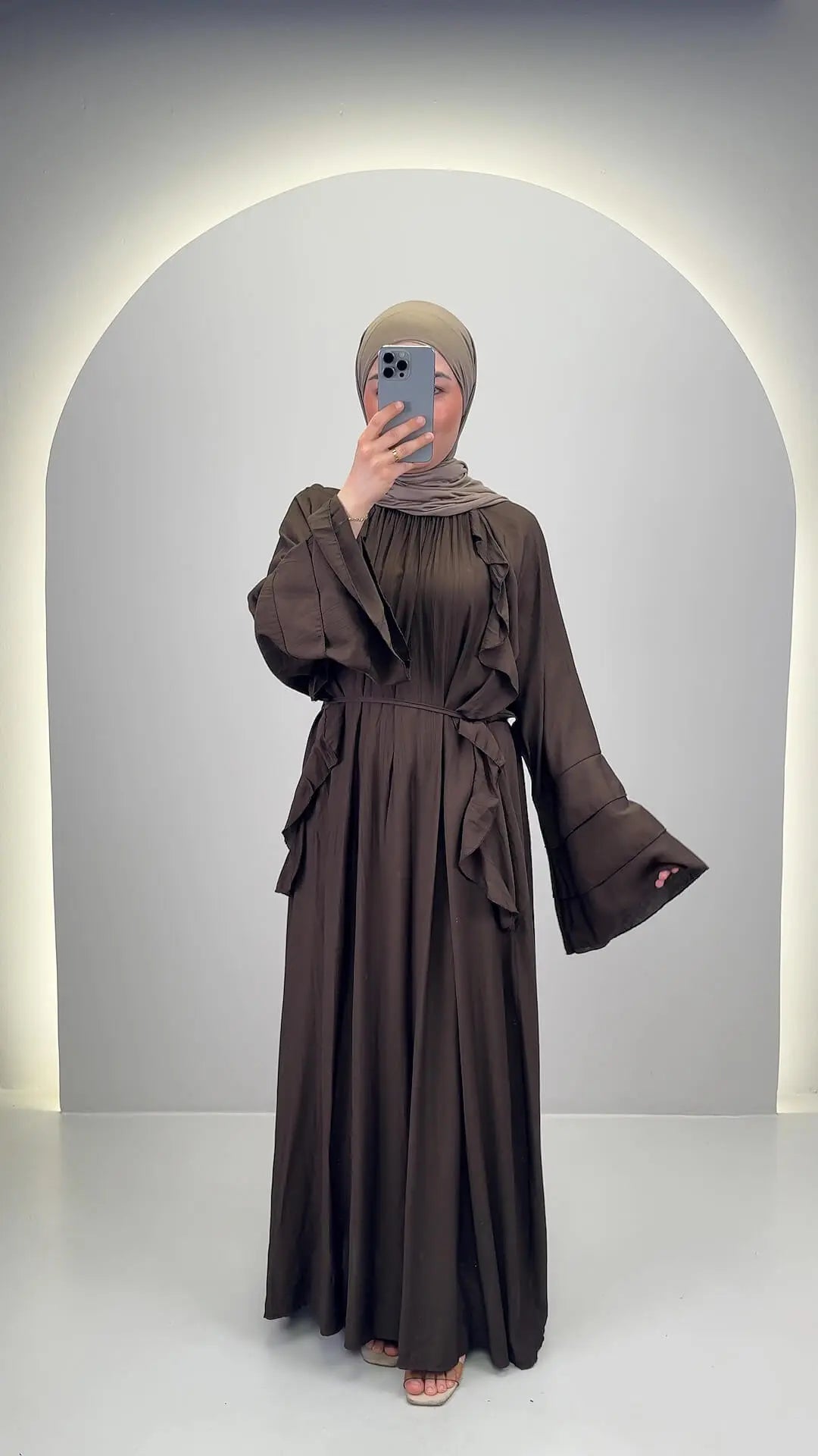 Giona Dress Brown