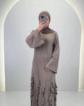 Diya Abendkleid Taupe
