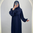 Hifaya Abaya Set with Khimar Dark Blue
