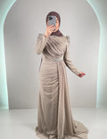 Efila Evening dress Beige