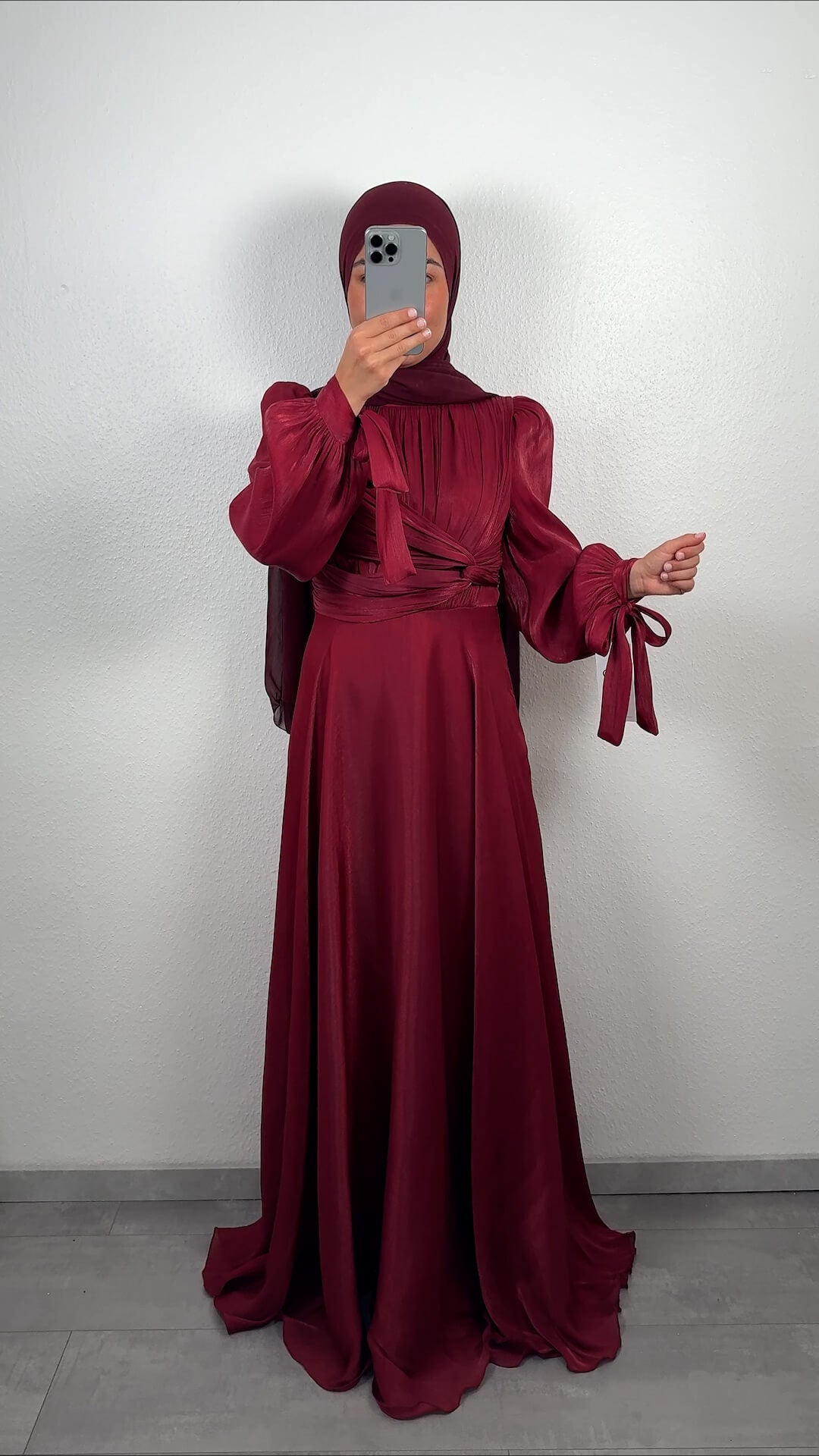 Robe de soirée Eflay Bordo