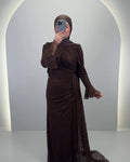 Eliza Evening dress Brown