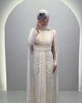 Nirama Evening dress Cream White