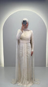 Nirama Evening dress Cream White