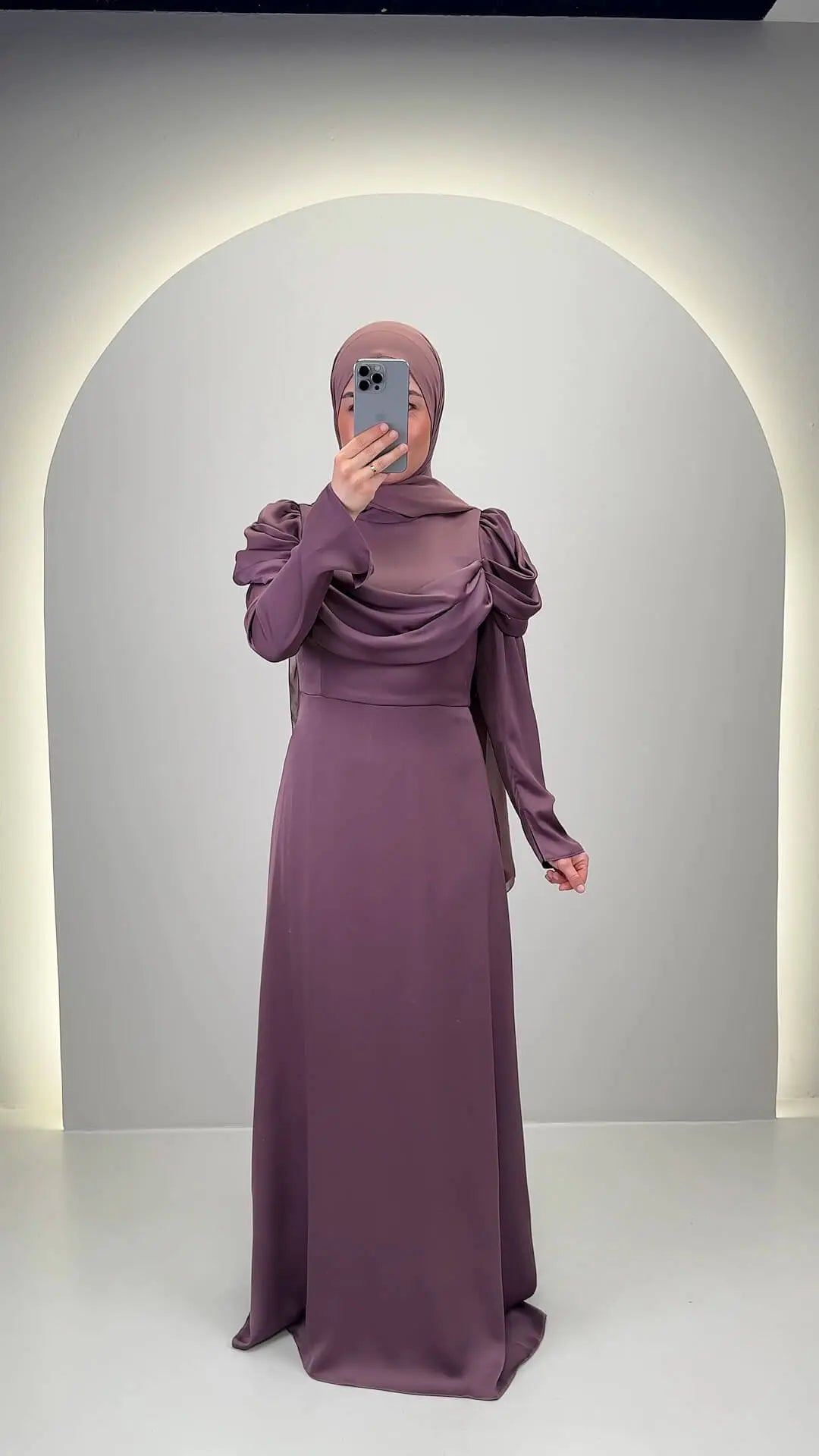Esma Evening dress Berry