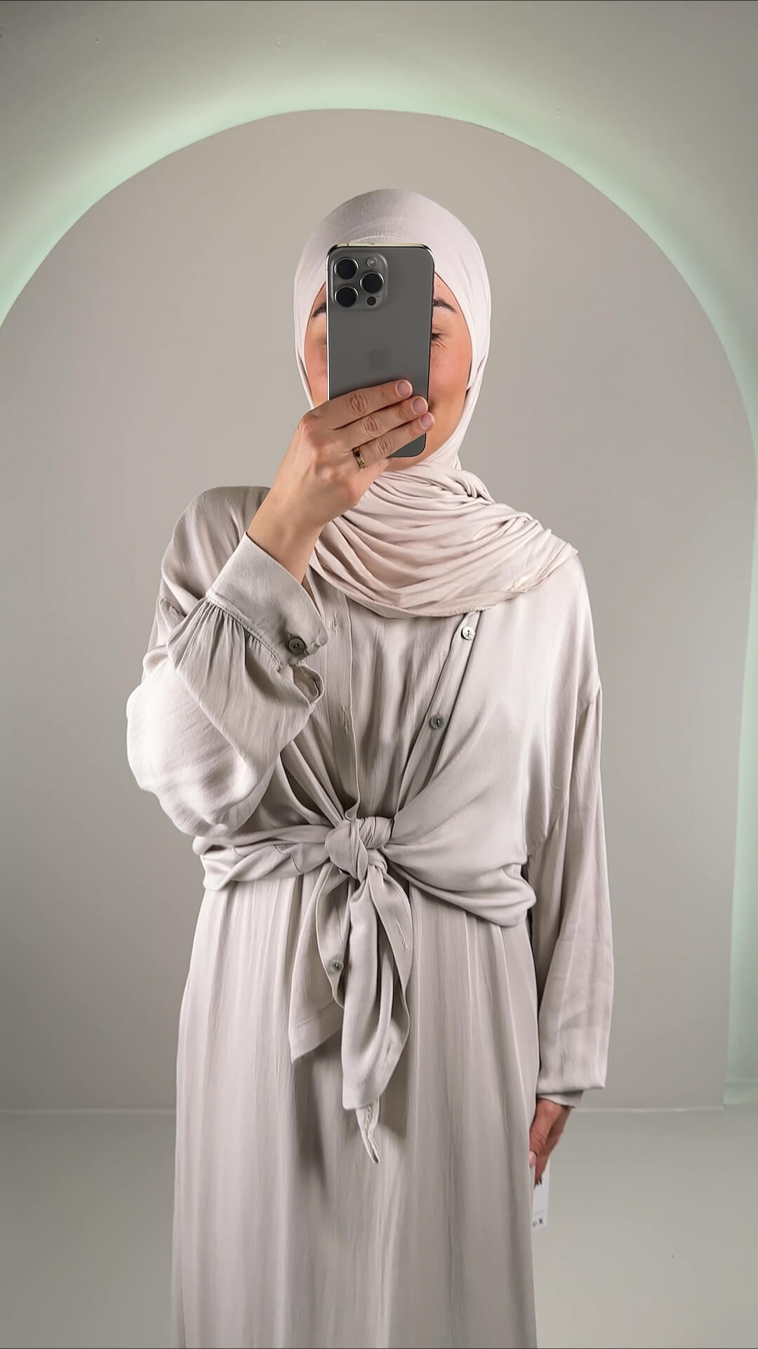 Fera Zweiteiler Kleid Beige