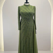 Robe de soirée Nayla verte