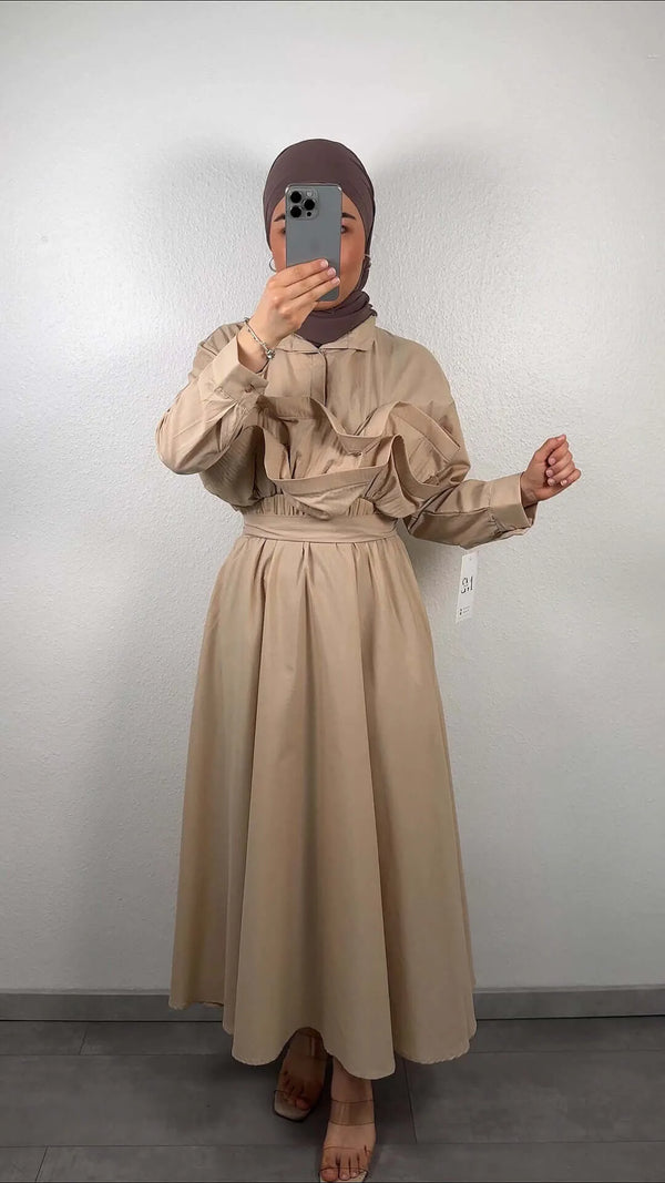 Gülhan Kleid Beige - Semode