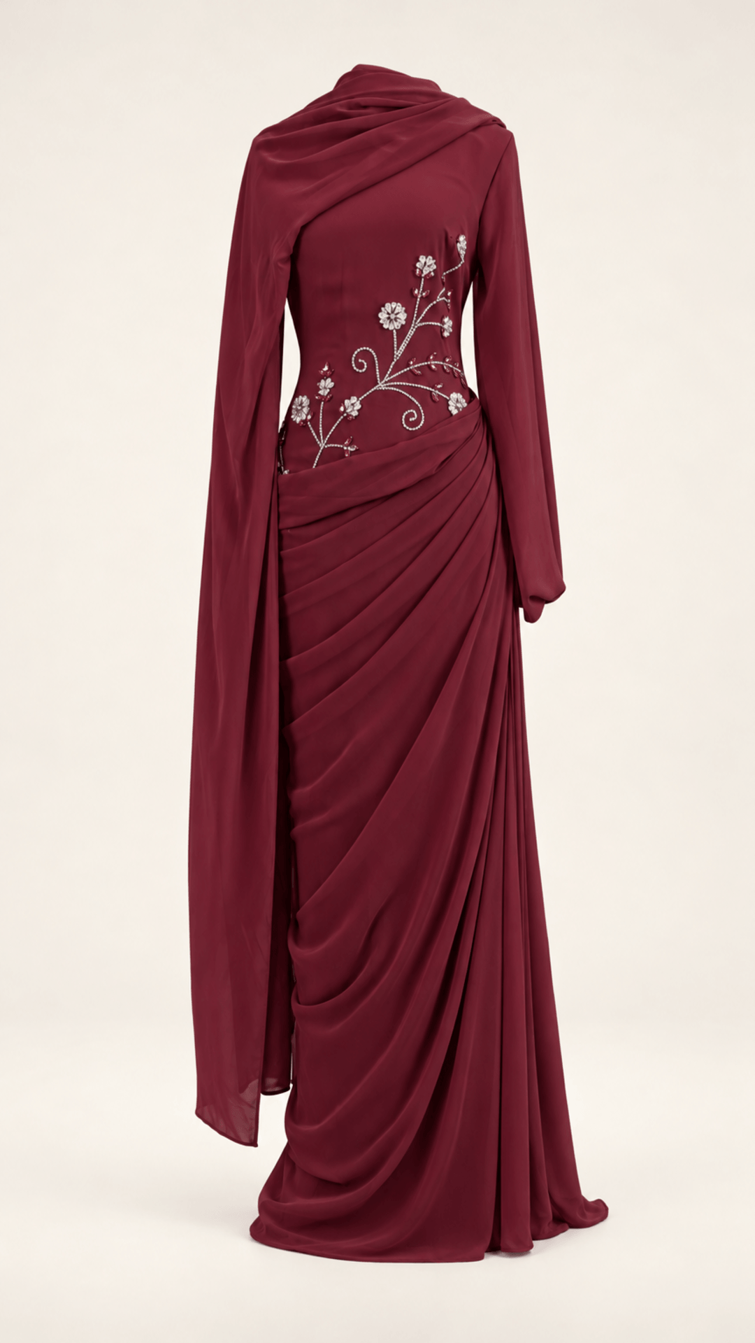 Hayal Abendkled Pre Order – Weinrot – Bild 5