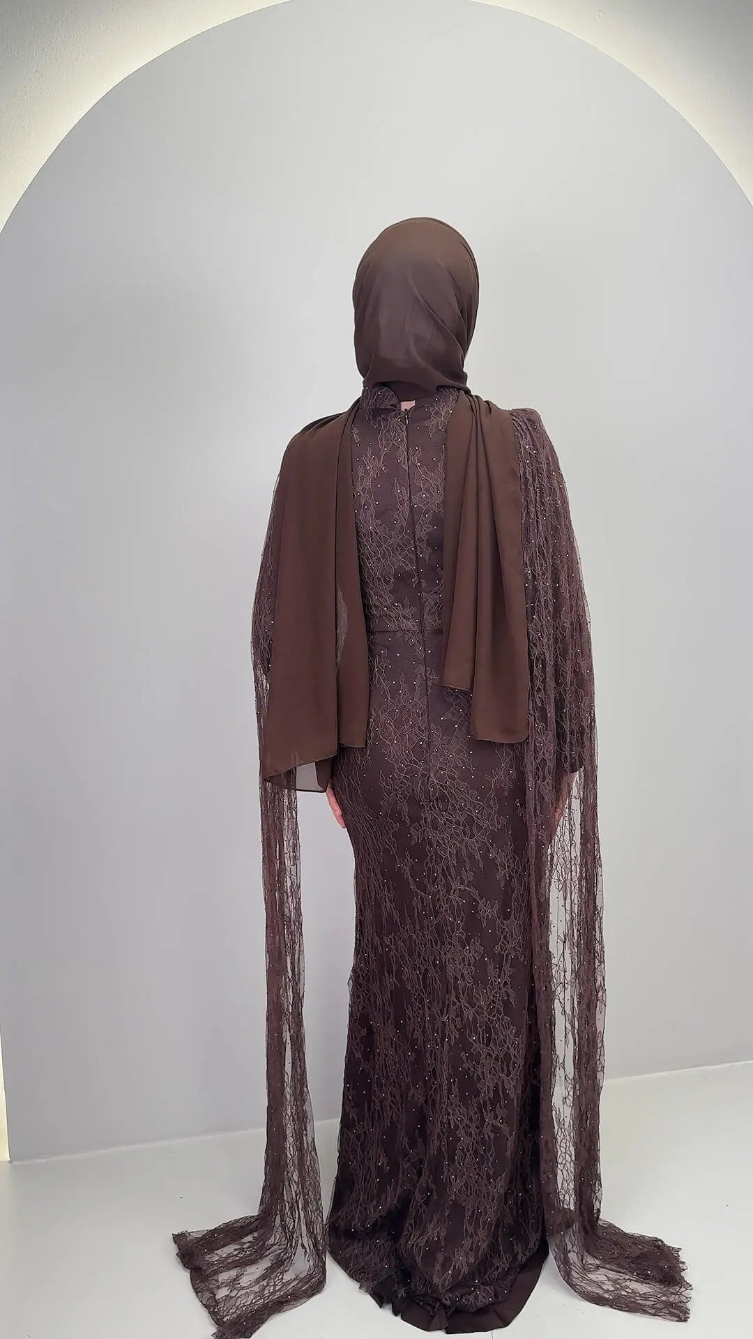 Nirama Evening dress Brown