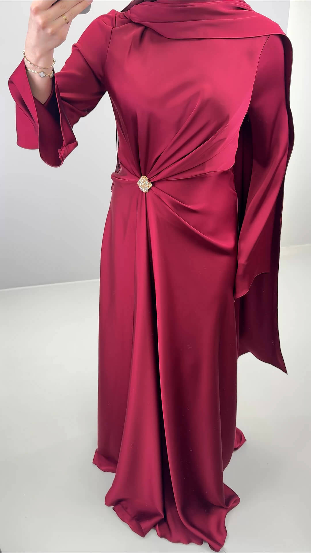 Ilka Abendkleid Bordo