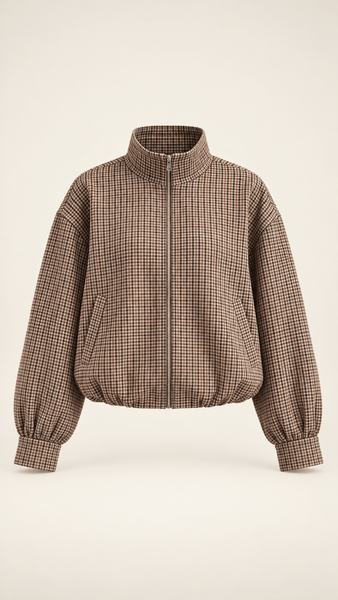 Karolnan Jacke – Taupe – Bild 2