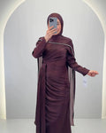 Leyla Evening dress Brown