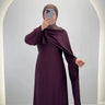 Robe de soirée Zera rouge bordeaux