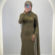 Robe de soirée Liora verte