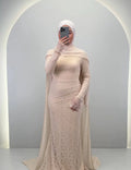 Liora Abendkleid Beige
