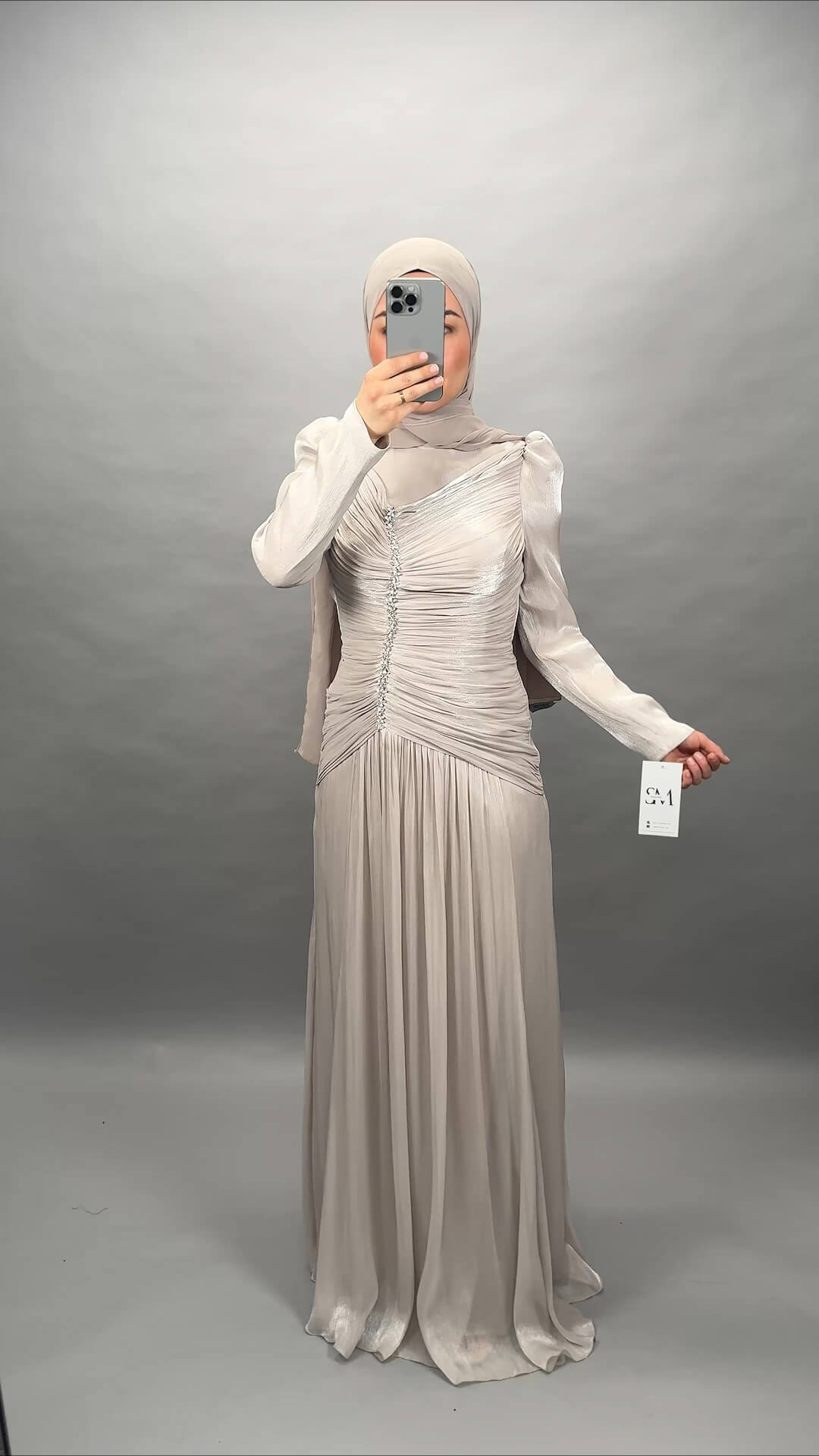 Liva Abendkleid Beige