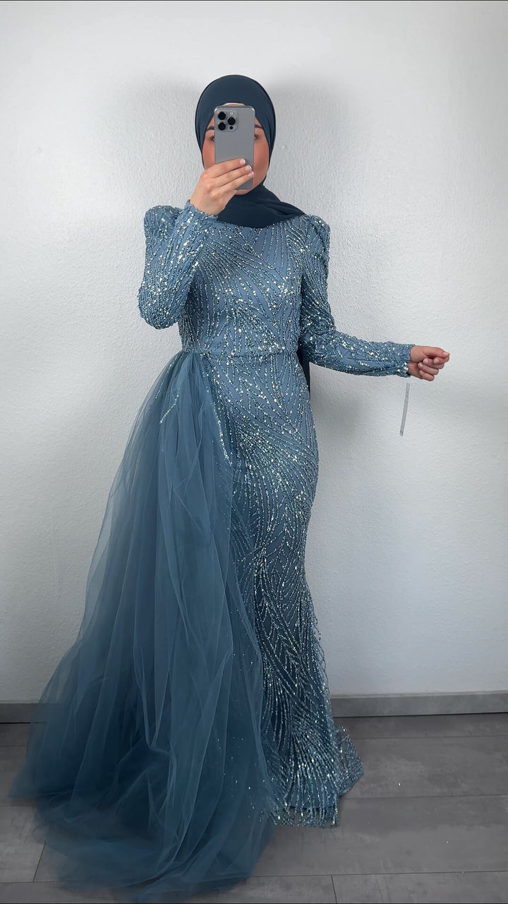 Masal Abendkleid Blau