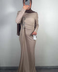 Melika Abendkleid Beige