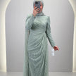 Robe de soirée Mireya Menthe