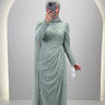 Robe de soirée Mireya Menthe