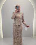 Miyasa Abendkleid Beige 01