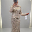 Robe de soirée Miyasa Beige
