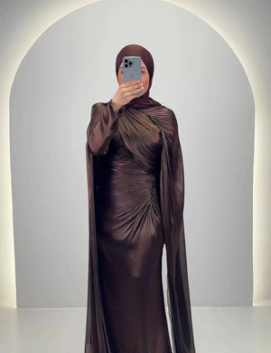 Emira Abendkleid Braun