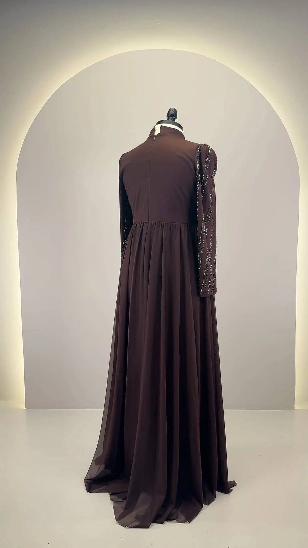 Nayla Abendkleid Braun
