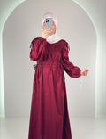 Reyna Kleid Bordo