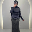 Sedef Abendkleid Grau