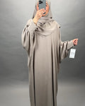 Sila Abaya Set Khimar Taupe