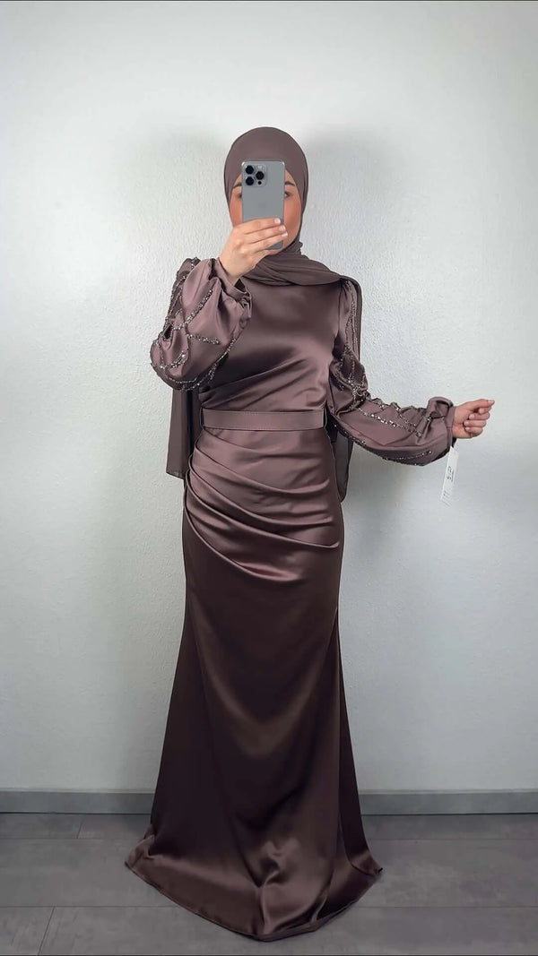 Tami Abendkleid Taupe - Semode