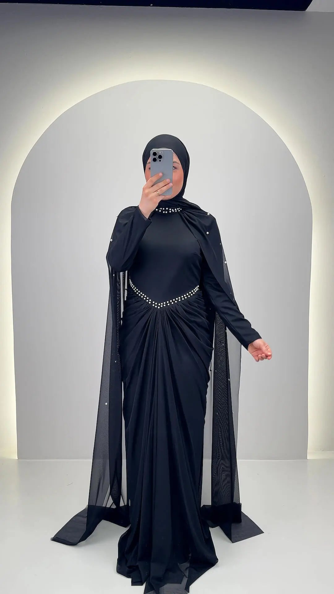 Tiya Evening dress Black