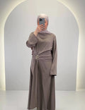Arami Evening dress Taupe