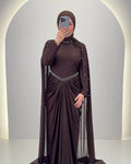 Tiya Evening dress Brown