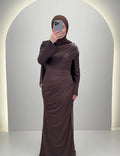 Tuyana Abendkleid Braun