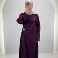 Arami Abendkleid Weinrot