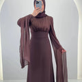 Yarenay Abendkleid Braun