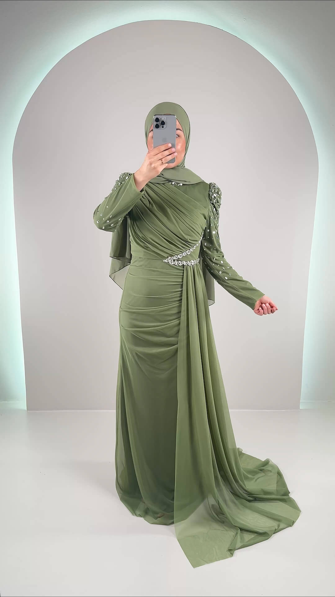 Efila Abendkleid Grün